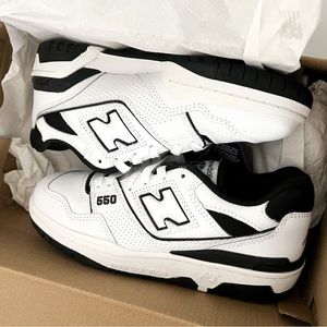 NEW BALANCE 550 WHITE WITH BLACK